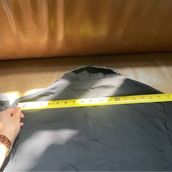 Designer raw edge black and green lace blazer jacket designer unique - Picture 5 of 9